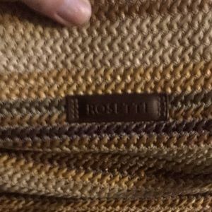A Rosetti purse, perfect condition color is brown yellow and beige